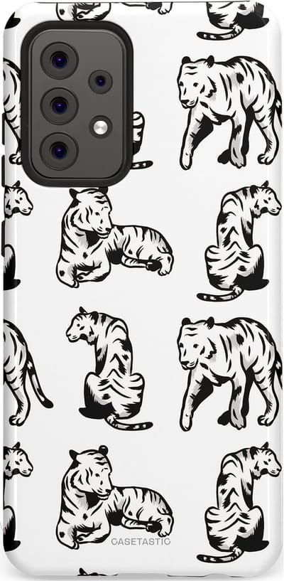 Casetastic Hoesje Geschikt voor Samsung A52 (4G/5G/s) - Stijlvolle Beschermende Duo-layer Case - Schaduwroar