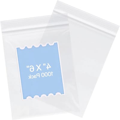 Hersluitbare plastic zakken - Ziplock zakjes - Opslag en organisatie - Dubbellaags 315 mils dikte - 10 x 15 cm