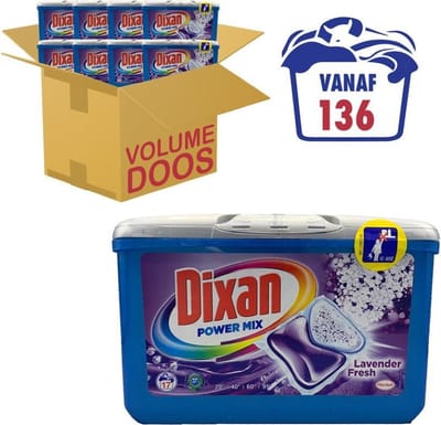Dixan - Wasmiddel - Pods - Lavender - 25wb x 6
