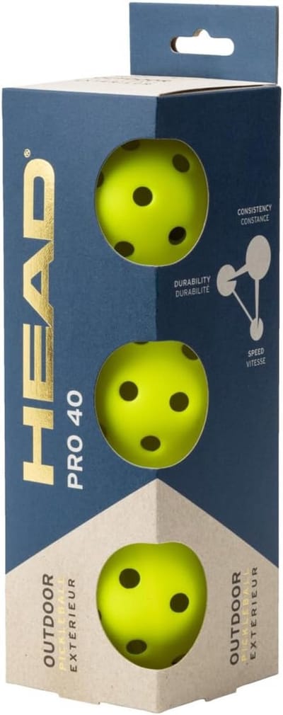 Pickleball Ballen Outdoor Duurzaam Inhoud 3 Stuks