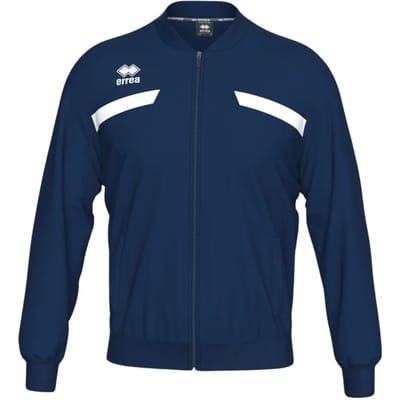 Errea Sweatshirts: Mick Ad Bomberjack Blauw Wit - Sportswear - Volwassen
