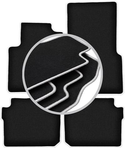 CARLUX-SILVER automatten voor: Smart ForFour I hatchback (2004-2007)
