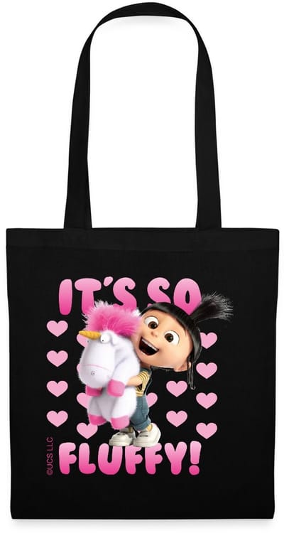 Minions Agnes It's So Fluffy Pink Tas Van Stof Schoudertas