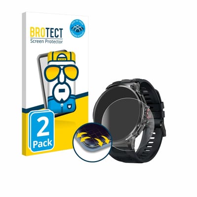 BROTECT - Screenprotector voor Stahlgear Zeus 1.85" - Folie Beschermfolie transparant volledig dekking - 2 Stuks
