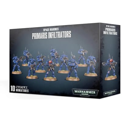 Set van 10 figuurtjes met 266 stukjes Games Workshop Warhammer 40k - Space Marine Primaris Infiltrators