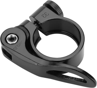 Verstelbare zadelpenklem 25.4 mm - RVS snelsluiting voor fietsen met 25.4 mm zadel, lichtgewicht en duurzaam