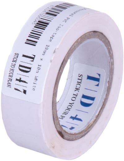 TD47 Professional PVC Isolatietape 19mm x 10m Wit
