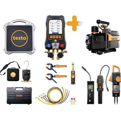 testo 558s - set L Professionele warmtepompset Druk, Temperatuur, Vacuüm