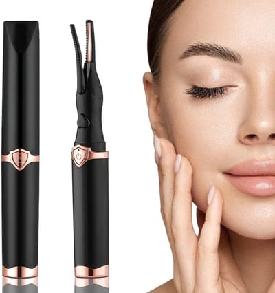 Allecto - Heated Eyelash Curler - Wimperkruller - Innovatief design - Geschikt voor alle wimpers - Elektrische wimperborstel - Langdurige krul - 3 ...