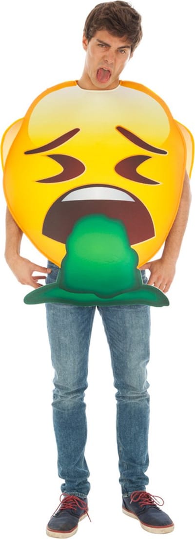 CHAKS - Overgevende Emoji kostuum voor volwassenen