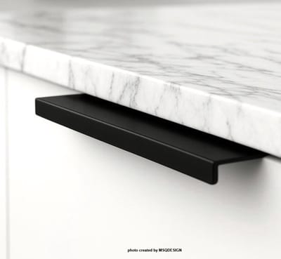 Handgrepen zwart - Handgreep zwart 150mm (15 cm) - Handgrepen kast - Meubelgrepen - Keukengreep zwart - Kastgrepen - Handgrepen keukenkastjes - Meubelgreep - Handgrepen voor deurtjes - handgreep keuken - Deurgreep - ladegreep - incl schroeven