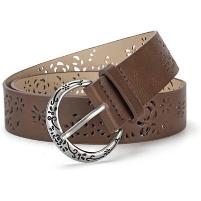 Dames Retro Vintage Boheemse Etnische Uitgesneden Casual Decoratie Riem Modieus Veelzijdig Jeans Accessoire 107cm