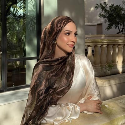 Foulard Musulman Modal Hijab Jersey Châle Long Floral Aquarelle Foulard Dame Imprimé Coloré Turban à Nouer Bandeau Foulards gray