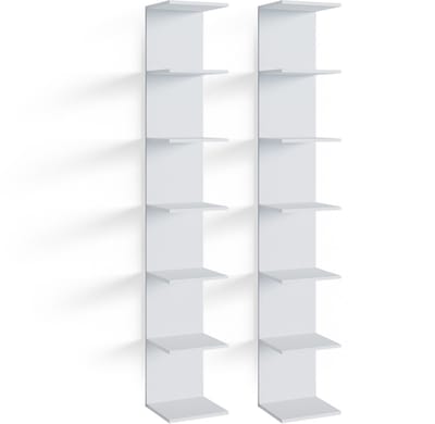 Vicco Paolo Wandrek – 30 x 190 cm Set van 2 Wit