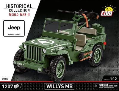 COBI 2805 Willys MB & M2 Gun