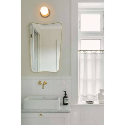 Nuura Aps Nuura Liila 1 wand-/plafondlamp, Ø 14 cm IP44, brons/opaak