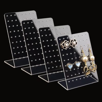 Oorbellen Display Stand Houder Organizer - Sieraden Opslag Board met Haak - 3 Pack