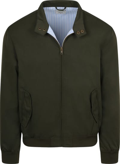 Steppin' Out Turbo Twill Jacket Donkergroen - Zomerjassen