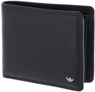 Golden Head Leren portemonnee Polo RFID Protect Scheintasche 1162 Schwarz zwart