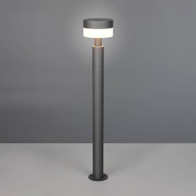 Trio Lighting LED tuinpadverlichting Mackenzie, hoogte 95 cm, antraciet, aluminium gietwerk