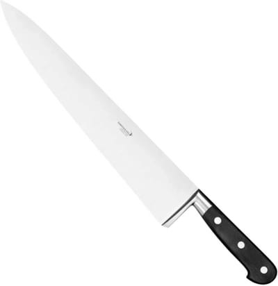 Déglon Koksmes 35 cm – Superieure Snijkwaliteit – Roestvrij Staal – ABS Handvat – Zwart