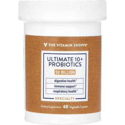 The Vitamin Shoppe, Probiotique Ultime 10+, 50 milliards d'UFC, 60 gélules végétales
