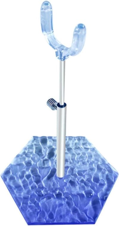 Poppenstandaard - Displayhouder Figuurstandaard - Poppen Presenteren - Kruisstructuur Stabiliteit - 8.6 cm Basis - Wit