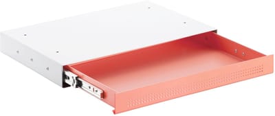 CAVO Stalen documentenlade 410 x 272 mm Koraal, wit, Bureaulade Onderbureaulade