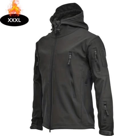 Livano Windjas Heren - Parka - Lente & Herfst - Jas - Volwassen - Windjack - Windbreaker - Outdoor - Zwart - XXXL
