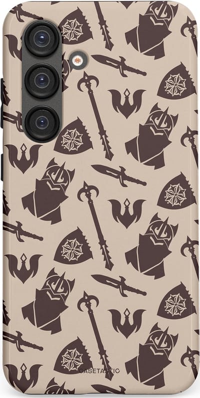 Casetastic Hoesje Geschikt voor Samsung S25 - Stijlvolle Beschermende Duo-layer Case - Eeuwige paladin