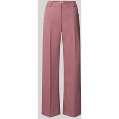 Straight fit stoffen broek met viscose