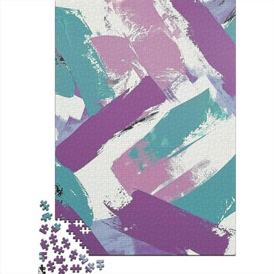 Kleurpotlood Puzzel - Houtpuzzel Puzzelstukjes - Ontspannen Tijdverdrijf - Levendige Kleuren Prent - 75 x 50 cm - Multi
