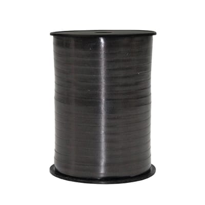 Krullint zwart 5mm x 500meter /Cadeaulint / Sierlint / Verpakkingslint/decoratie/ kado