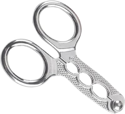 Notenkraker Tang - Schaartang Keuken - Noten Kraken - Zinklegering Materiaal - 8 x 55 cm - Zilverkleurig