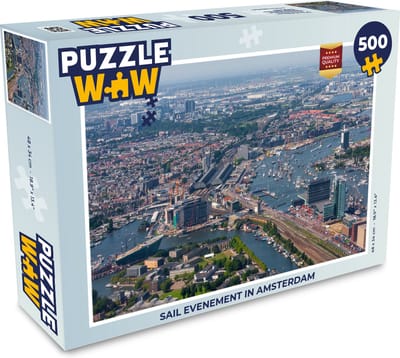 Puzzel Sail evenement in Amsterdam - Legpuzzel - Puzzel 500 stukjes