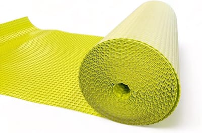 Ontkoppelingsmembraan Tegelvloeren - Anti-Barst Matting - Tegels Beschermen - Voorkomt Scheuren - 10m x 1m - Geel