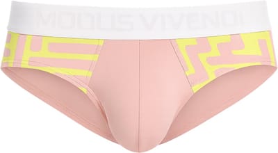 MODUS VIVENDI Labyrinth Combo Brief Dusty-Pink - MAAT S - Heren Ondergoed - Slip voor Man - Mannen Brief