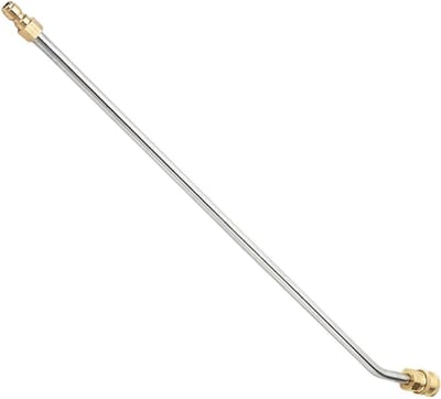 Hogedrukreiniger Gootreiniger - Vuil Verwijdertool - Dakgoten Reinigen - 30 Graden Gebogen - 1/4 Inch - Zilver Goud