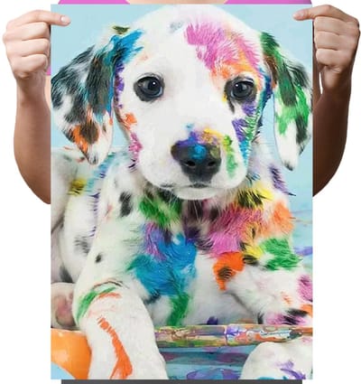 Diamond Painting Serie - Diamantschilderij - 30x40 - Dieren - Hond - Dalmatier