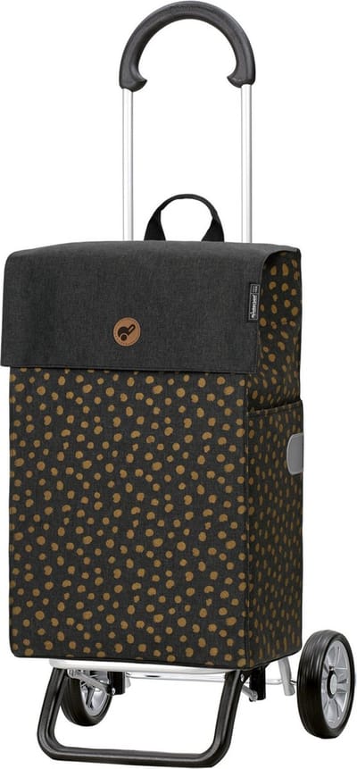 Andersen SHOPPER MANUFAKTUR Boodschappentrolley Scala Shopper Plus Fita Black Donkergrijs 103cm