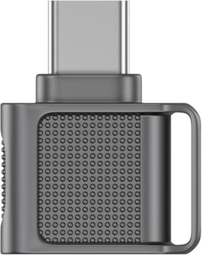 USB-C naar Micro-SD (TF) Kaartlezer - Hoge Snelheid Mini Geheugenkaart Adapter - zwart