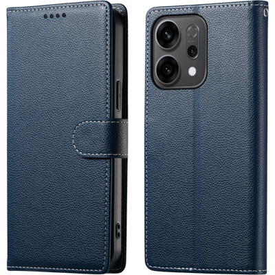 Mocaa Oppo Reno14 F(S) 5G Slim-Fit Bookcase Blauw