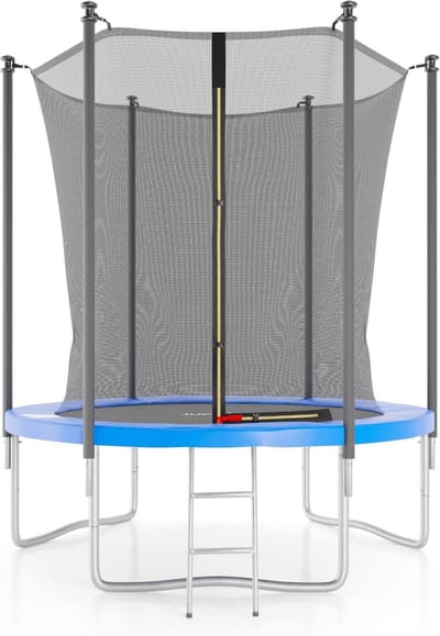 Ronde Trampoline 185 cm (6 FT) met Veiligheidsnet en Ladder