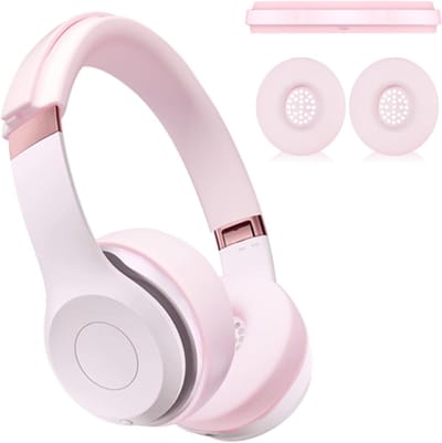 Comfortabele oorkussens en hoofdbanden voor Beats Solo 4 draadloze hoofdtelefoon, silicone materiaal, vervangende kussens en hoes