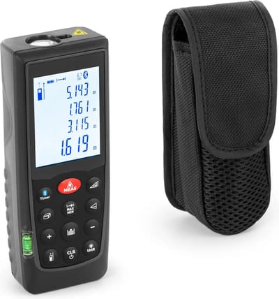 Laserafstandsmeter - tot 70 m - 1,5 mm nauwkeurigheid - Bluetooth - IP54 - waterpas - Steinberg