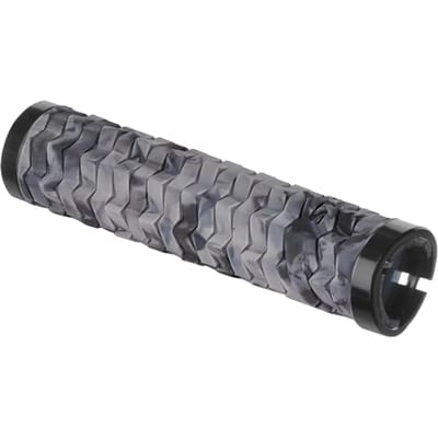 Fietsstuurhandvatten 135mm Grijs/Zwart - Merkloos