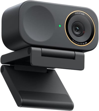 4K Webcam - PC Camera - Professionele Vergaderingen - Grote Beeldsensor - HDR Ondersteuning - Zwart Grafiet