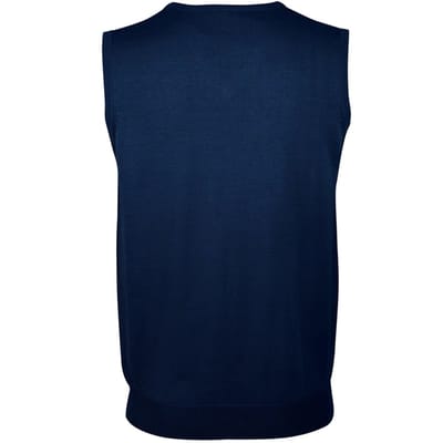 SOLS Unisex volwassen heren gebreid mouwloos sweatvest (Marine)