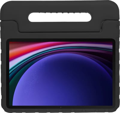 Cazy tablet Hoes Kinderen geschikt voor Samsung Galaxy Tab S9 / S9 FE / S10 FE / S10 Lite - Kinderhoes Tablet Classic - Zwart