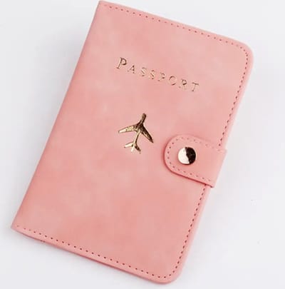 Luxe Paspoort Hoes Roze - Paspoort Houder - Paspoort Hoesje - Beschermhoes voor Paspoort & Kaarthouder - Mapje - Case - Beschermhoes voor Paspoort - Paspoorthouder - Reizen - Reishouder - Hoesje - Opberghoesje - Reisetui voor Paspoort -
